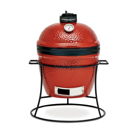 Kamado Joe Kamado Joe 13.5 in. Joe Jr. Charcoal Kamado Grill and Smoker Red KJ13RH
